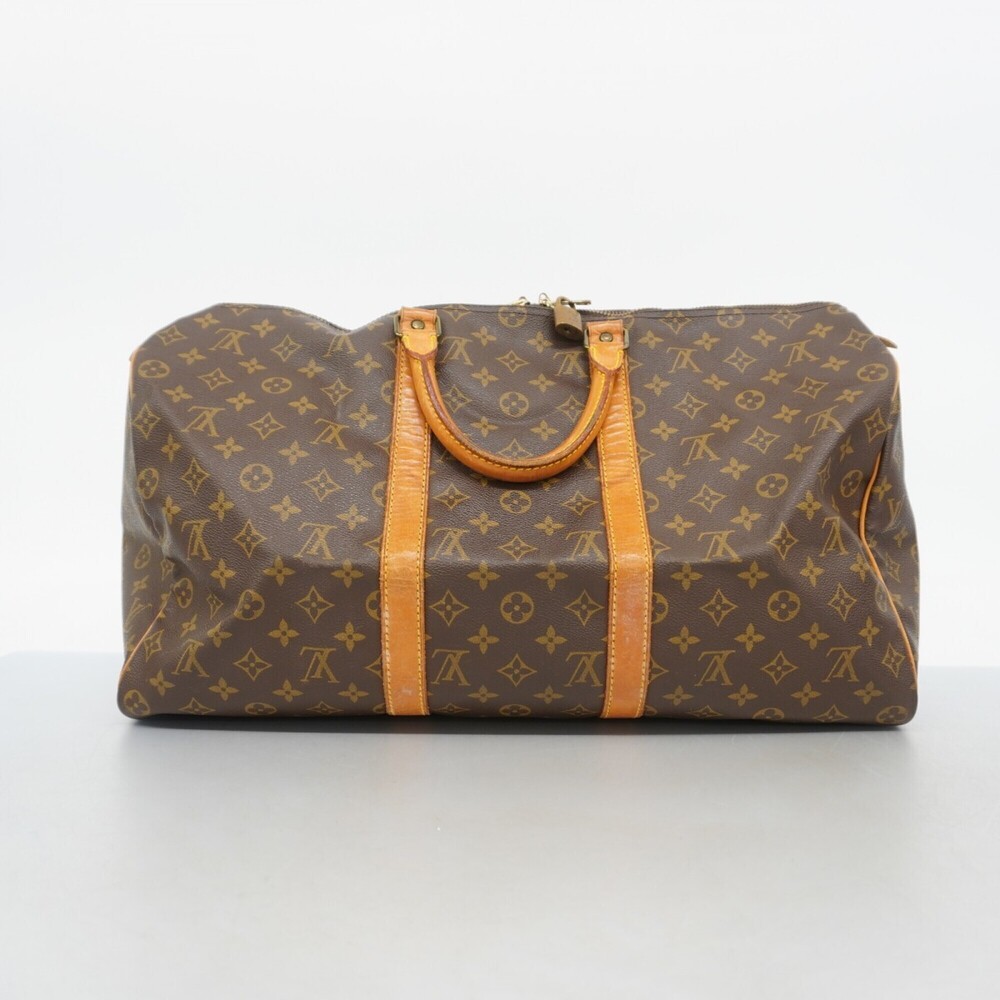 LOUIS VUITTON Brown Monogram Keepall 45 Boston Bag - Picture 14 of 14